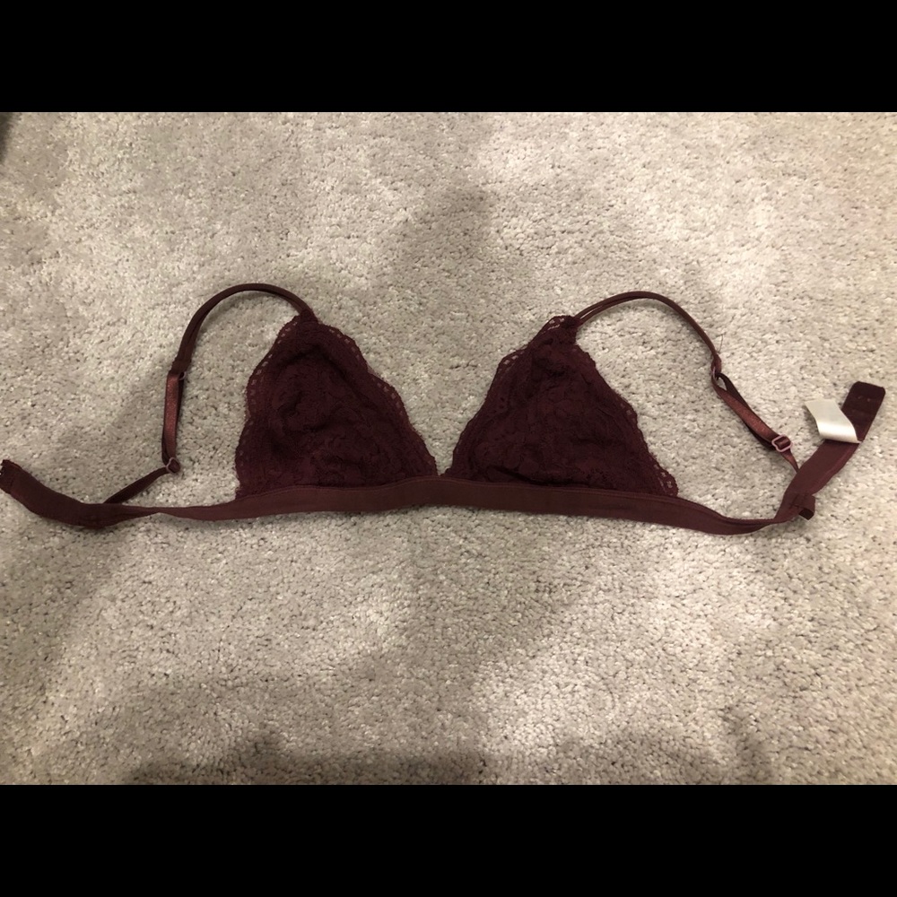 Maroon bralette